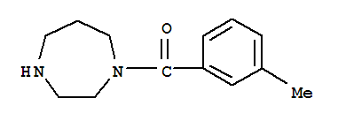 1H-1,4-diazepine,hexahydro-1-(3-methylbenzoyl)-(9ci)Structure,815650-83-0Structure 1H-1,4-diazepine,hexahydro-1-(3-methylbenzoyl)-(9ci) Structure,815650-83-0Structure