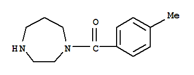 1H-1,4-diazepine,hexahydro-1-(4-methylbenzoyl)-(9ci)Structure,815650-96-5Structure 1H-1,4-diazepine,hexahydro-1-(4-methylbenzoyl)-(9ci) Structure,815650-96-5Structure