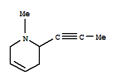 Pyridine, 1,2,3,6-tetrahydro-1-methyl-2-(1-propynyl)-(9ci)Structure,81585-26-4Structure Pyridine, 1,2,3,6-tetrahydro-1-methyl-2-(1-propynyl)-(9ci) Structure,81585-26-4Structure