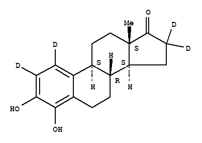 4-羥雌甾酮-D4結(jié)構(gòu)式_81586-98-3結(jié)構(gòu)式