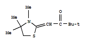 2-Butanone,3,3-dimethyl-1-(3,4,4-trimethyl-2-thiazolidinylidene)-(9ci) Structure,816455-97-7Structure