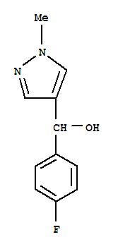 (9ci)-alpha-(4-氟苯基)-1-甲基-1H-吡唑-4-甲醇結(jié)構(gòu)式_819065-81-1結(jié)構(gòu)式