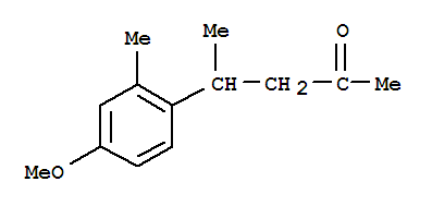 2-Pentanone,4-(4-methoxy-2-methylphenyl)-(9ci)Structure,819849-76-8Structure 2-Pentanone,4-(4-methoxy-2-methylphenyl)-(9ci) Structure,819849-76-8Structure