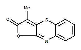 (9ci)-3-甲基-2H-呋喃并[3,2-b][1,4]苯并噻嗪-2-酮結(jié)構(gòu)式_820968-52-3結(jié)構(gòu)式