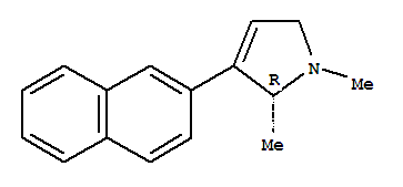 (2r)-(9ci)-2,5-二氫-1,2-二甲基-3-(2-萘)-1H-吡咯結(jié)構(gòu)式_823178-89-8結(jié)構(gòu)式
