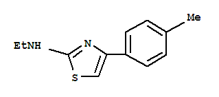 2-Thiazolamine,n-ethyl-4-(4-methylphenyl)-(9ci)Structure,823236-60-8Structure 2-Thiazolamine,n-ethyl-4-(4-methylphenyl)-(9ci) Structure,823236-60-8Structure