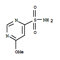 (9ci)-6-甲氧基-4-嘧啶磺酰胺結構式_82341-71-7結構式