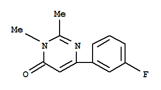 4(3H)-pyrimidinone,6-(3-fluorophenyl)-2,3-dimethyl-(9ci)Structure,824391-15-3Structure 4(3H)-pyrimidinone,6-(3-fluorophenyl)-2,3-dimethyl-(9ci) Structure,824391-15-3Structure