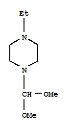 Piperazine, 1-(dimethoxymethyl)-4-ethyl-(9ci)Structure,82502-65-6Structure Piperazine, 1-(dimethoxymethyl)-4-ethyl-(9ci) Structure,82502-65-6Structure