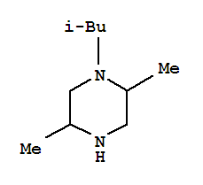 Piperazine, 2,5-dimethyl-1-(2-methylpropyl)-(9ci)Structure,82516-29-8Structure Piperazine, 2,5-dimethyl-1-(2-methylpropyl)-(9ci) Structure,82516-29-8Structure