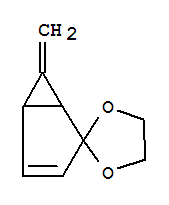 6-亞甲基-螺[雙環(huán)[3.1.0]-3-己烯-2,2-[1,3]二氧雜烷]結(jié)構(gòu)式_82517-80-4結(jié)構(gòu)式