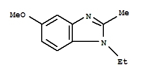 (9ci)-1-乙基-5-甲氧基-2-甲基-1H-苯并咪唑結(jié)構(gòu)式_82612-26-8結(jié)構(gòu)式