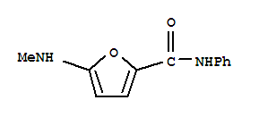 2-Furancarboxamide, 5-(methylamino)-n-phenyl-Structure,826991-12-2Structure 2-Furancarboxamide, 5-(methylamino)-n-phenyl- Structure,826991-12-2Structure