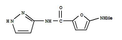 2-Furancarboxamide, 5-(methylamino)-n-1h-pyrazol-3-yl-Structure,826991-15-5Structure 2-Furancarboxamide, 5-(methylamino)-n-1h-pyrazol-3-yl- Structure,826991-15-5Structure