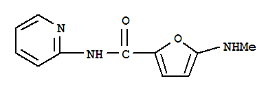 2-Furancarboxamide, 5-(methylamino)-n-2-pyridinyl-Structure,826991-30-4Structure 2-Furancarboxamide, 5-(methylamino)-n-2-pyridinyl- Structure,826991-30-4Structure