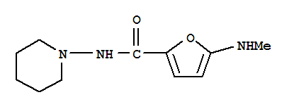 2-Furancarboxamide, 5-(methylamino)-n-1-piperidinyl-Structure,826991-34-8Structure 2-Furancarboxamide, 5-(methylamino)-n-1-piperidinyl- Structure,826991-34-8Structure
