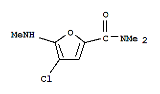 2-Furancarboxamide, 4-chloro-n,n-dimethyl-5-(methylamino)-Structure,826991-42-8Structure 2-Furancarboxamide, 4-chloro-n,n-dimethyl-5-(methylamino)- Structure,826991-42-8Structure