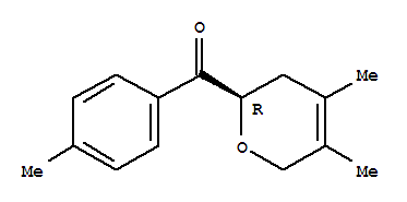 (9ci)-[(2r)-3,6-二氫-4,5-二甲基-2H-吡喃-2-基](4-甲基苯基)-甲酮結(jié)構(gòu)式_827337-19-9結(jié)構(gòu)式