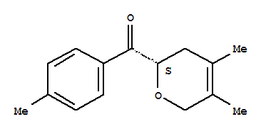 (9ci)-[(2s)-3,6-二氫-4,5-二甲基-2H-吡喃-2-基](4-甲基苯基)-甲酮結(jié)構(gòu)式_827337-21-3結(jié)構(gòu)式