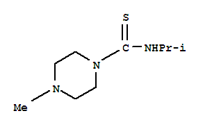 1-Piperazinecarbothioamide,4-methyl-n-(1-methylethyl)-(9ci)Structure,827590-72-7Structure 1-Piperazinecarbothioamide,4-methyl-n-(1-methylethyl)-(9ci) Structure,827590-72-7Structure