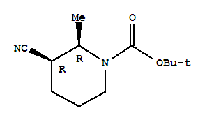 (2R,3R)-rel-(9CI)-3-氰基-2-甲基-1-哌啶羧酸 1,1-二甲基乙酯結(jié)構(gòu)式_828300-48-7結(jié)構(gòu)式