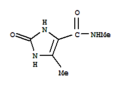 1H-imidazole-4-carboxamide, 2,3-dihydro-n,5-dimethyl-2-oxo-Structure,82831-08-1Structure 1H-imidazole-4-carboxamide, 2,3-dihydro-n,5-dimethyl-2-oxo- Structure,82831-08-1Structure