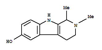 (9CI)-2,3,4,9-四氫-1,2-二甲基-1H-吡啶并[3,4-b]吲哚-6-醇結(jié)構(gòu)式_828922-86-7結(jié)構(gòu)式