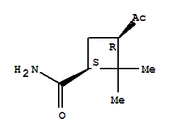順式-(9ci)-3-乙酰基-2,2-二甲基-環(huán)丁烷羧酰胺結構式_83324-75-8結構式