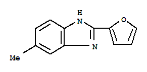 (9ci)-2-(2-呋喃)-5-甲基-1H-苯并咪唑結(jié)構(gòu)式_83330-28-3結(jié)構(gòu)式