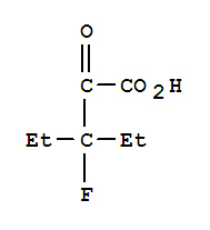 Pentanoic acid, 3-ethyl-3-fluoro-2-oxo-Structure,83611-27-2Structure Pentanoic acid, 3-ethyl-3-fluoro-2-oxo- Structure,83611-27-2Structure