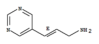 (e)-(9ci)-3-(5-嘧啶)-2-丙烯-1-胺結(jié)構(gòu)式_83665-88-7結(jié)構(gòu)式