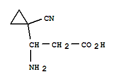 Cyclopropanepropanoic acid,-bta--amino-1-cyano-Structure,837414-89-8Structure Cyclopropanepropanoic acid,-bta--amino-1-cyano- Structure,837414-89-8Structure