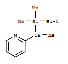 (9CI)-2-[1-[(1,1-二甲基乙基)二甲基甲硅烷基]乙基]-吡啶結(jié)構(gòu)式_83862-20-8結(jié)構(gòu)式