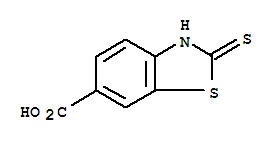6-Benzothiazolecarboxylicacid,2,3-dihydro-2-thioxo-(9ci)Structure,84092-99-9Structure 6-Benzothiazolecarboxylicacid,2,3-dihydro-2-thioxo-(9ci) Structure,84092-99-9Structure