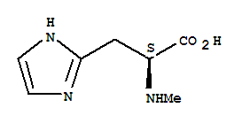 (-alpha-s)-(9ci)-alpha--(甲基氨基)-1H-咪唑-2-丙酸結(jié)構(gòu)式_841203-66-5結(jié)構(gòu)式