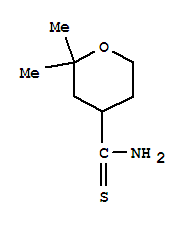 (9ci)-四氫-2,2-二甲基-2H-吡喃-4-硫代甲酰胺結(jié)構(gòu)式_84125-26-8結(jié)構(gòu)式