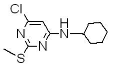 6-Chloro-n-cyclohexyl-2-(methylthio)pyrimidin-4-amineStructure,841260-73-9Structure 6-Chloro-n-cyclohexyl-2-(methylthio)pyrimidin-4-amine Structure,841260-73-9Structure