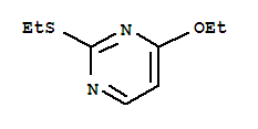 Pyrimidine, 4-ethoxy-2-(ethylthio)- (6ci,9ci)Structure,84289-47-4Structure Pyrimidine, 4-ethoxy-2-(ethylthio)- (6ci,9ci) Structure,84289-47-4Structure