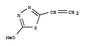 1,3,4-Thiadiazole, 2-ethenyl-5-methoxy-Structure,84353-06-0Structure 1,3,4-Thiadiazole, 2-ethenyl-5-methoxy- Structure,84353-06-0Structure