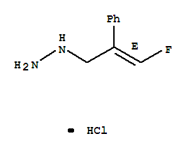 ((Z)-3-氟-2-苯基烯丙基)-肼結構式_843651-70-7結構式