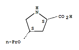 (4s)-(9ci)-4-丙氧基-L-脯氨酸結構式_845658-56-2結構式
