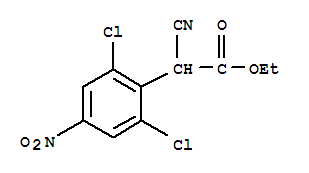 Ethyl 2,6-dichloro-alpha-cyano-4-nitro-benzeneacetateStructure,845739-58-4Structure Ethyl 2,6-dichloro-alpha-cyano-4-nitro-benzeneacetate Structure,845739-58-4Structure