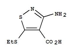 4-Isothiazolecarboxylicacid,3-amino-5-(ethylthio)-(9ci)Structure,84728-50-7Structure 4-Isothiazolecarboxylicacid,3-amino-5-(ethylthio)-(9ci) Structure,84728-50-7Structure