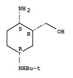 (1R,2S,5R)-(9CI)-2-氨基-5-[(1,1-二甲基乙基)氨基]-環(huán)己烷甲醇結(jié)構(gòu)式_847957-67-9結(jié)構(gòu)式