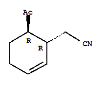 2-Cyclohexene-1-acetonitrile, 6-acetyl-, trans-(9ci)Structure,85251-21-4Structure 2-Cyclohexene-1-acetonitrile, 6-acetyl-, trans-(9ci) Structure,85251-21-4Structure