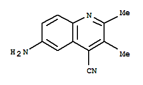 6-Amino-2,3-dimethyl-4-quinolinecarbonitrile Structure,855165-27-4Structure