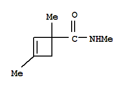 2-Cyclobutene-1-carboxamide,n,1,3-trimethyl-(9ci)Structure,85673-29-6Structure 2-Cyclobutene-1-carboxamide,n,1,3-trimethyl-(9ci) Structure,85673-29-6Structure