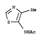 Thiazole, 5-acetamido-4-methyl- (4ci)Structure,857549-42-9Structure Thiazole, 5-acetamido-4-methyl- (4ci) Structure,857549-42-9Structure