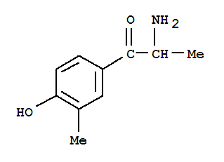 1-Propanone,2-amino-1-(4-hydroxy-3-methylphenyl)-Structure,858711-59-8Structure 1-Propanone,2-amino-1-(4-hydroxy-3-methylphenyl)- Structure,858711-59-8Structure