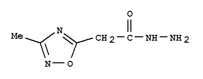 1,2,4-Oxadiazole-5-acetic acid,3-methyl-,hydrazideStructure,859154-20-4Structure 1,2,4-Oxadiazole-5-acetic acid,3-methyl-,hydrazide Structure,859154-20-4Structure